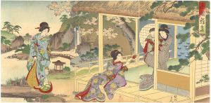周延「西園雅集」