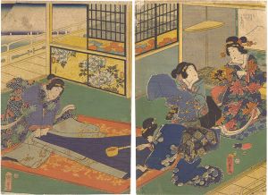 Kunisada I / Ironing (tentative title) [火熨斗（仮題）]