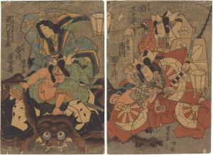 Kuniyasu / Kabuki Actors Print [役者絵]