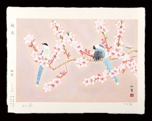 上村松篁「桃花」
