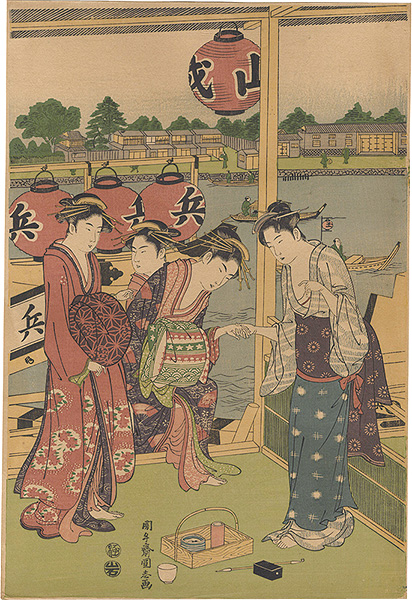 闇牛斎円志「大川端夕涼【復刻版】」