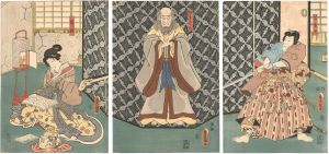 豊国三代「児雷也豪傑譚語」