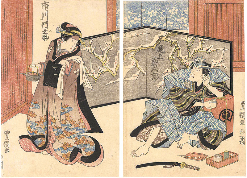 Toyokuni I “Kabuki Actors Print”
