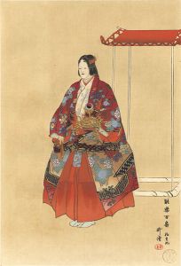 月岡耕漁「能楽百番　	楊貴妃」