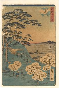 広重二代「東都三十六景　飛鳥山」