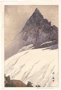 12 Scenes in the Japan Alps / Climbing a Snow Valley at Harinoki