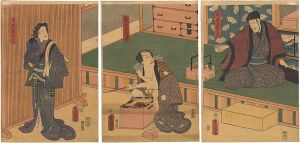 豊国三代「小袖曽我薊色縫」