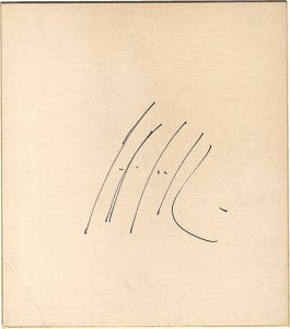Guiseppe Sinopoli / Card for painting