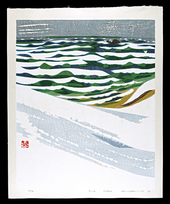 Hashimoto Okiie “Sand Dunes Series / Winter Sea”
