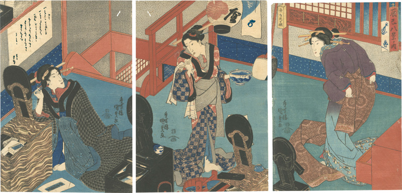 Kunisada I “Eight Views of Fukagawa”