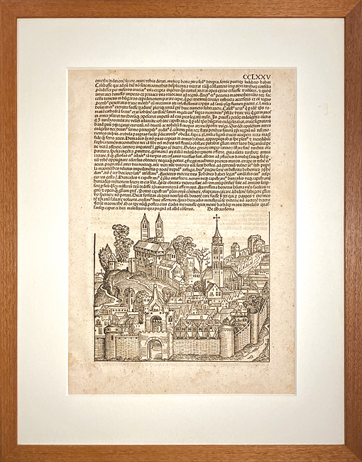 Anton Koberger “The Nuremberg Chronicle：A leaf from ”
