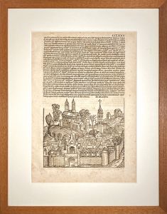 Anton Koberger / The Nuremberg Chronicle：A leaf from 