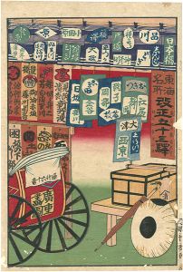 The Travel Journal of the Revised Fifty-three Stations of Famous Places in Tokai / Table of Contents