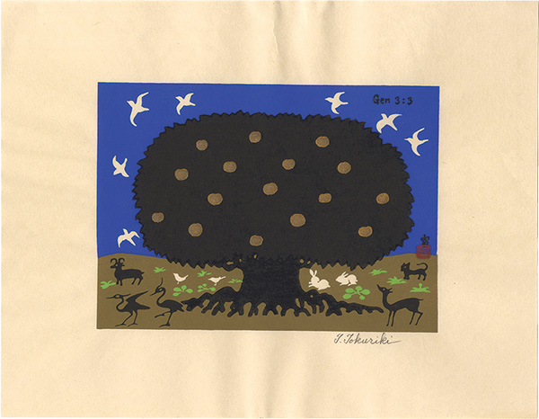 Tokuriki Tomikichiro “Apple Tree”