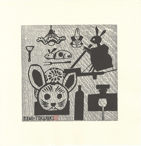 Tokuriki Tomikichiro “A Collection of Rabbits (tentative title)”