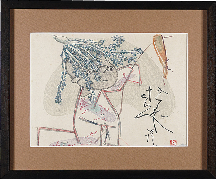 Hatsuyama Shigeru “くらべ十二姿　たそくらべ”
