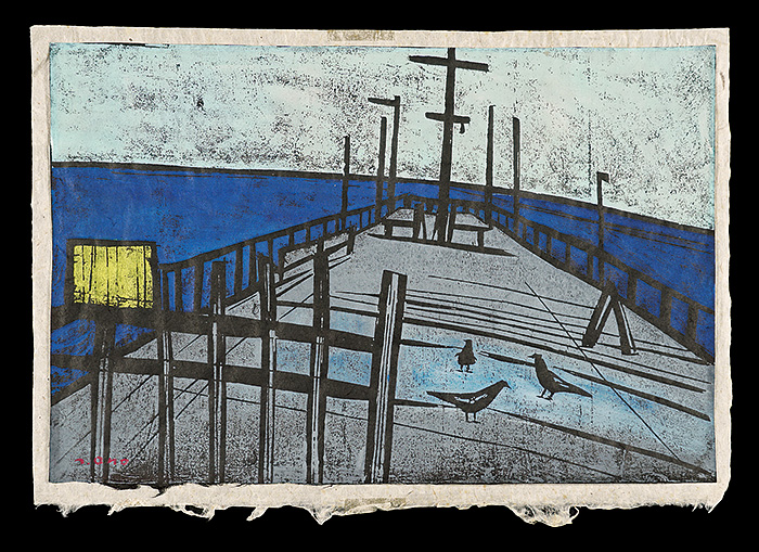 Ono Tadashige “A Dock in the Black Sea”