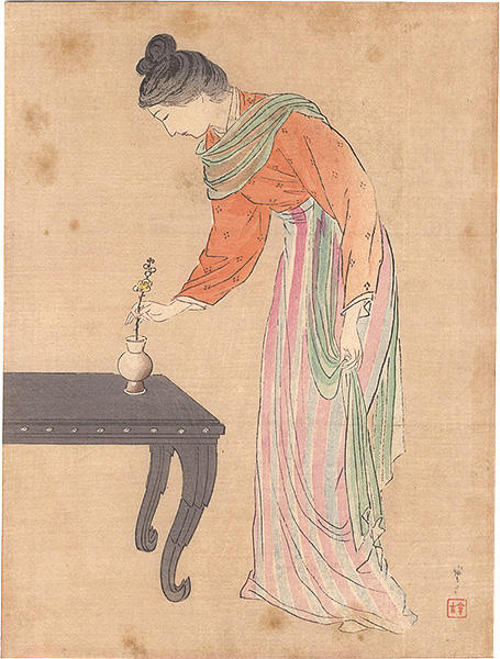 梶田半古「木版口絵」