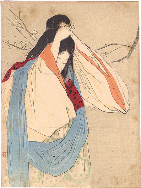 梶田半古「木版口絵」
