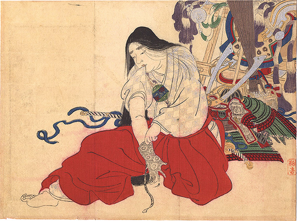 小堀鞆音「木版口絵」