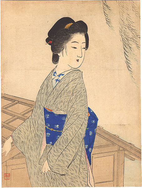 鈴木華邨「木版口絵」