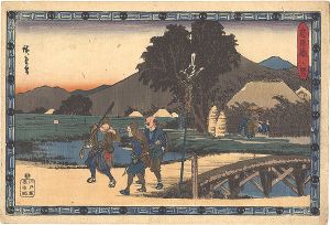 広重初代「忠臣蔵　六段目」