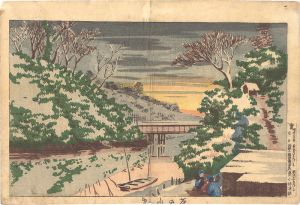 清親「茶の水雪」