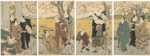 Hokushu / Cherry-blossom Viewing [観桜図]