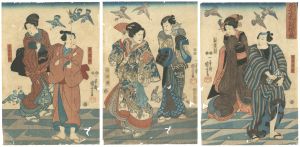 国芳「見立金龍山開帳の図」