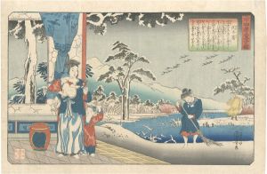 国芳「二十四孝童子鑑　閔子騫」
