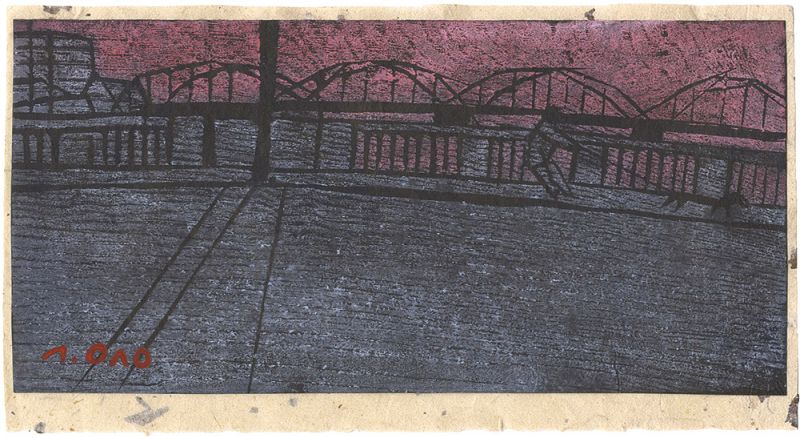 Ono Tadashige “On a Bridge”