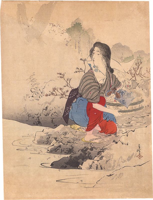 筒井年峰「木版口絵」