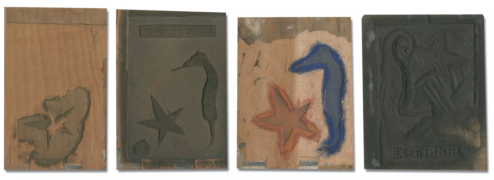 Nemoto Kagai “Blocks for Exlibris”