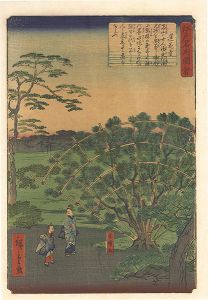 広重二代「江戸名所図会　蓮花寺」
