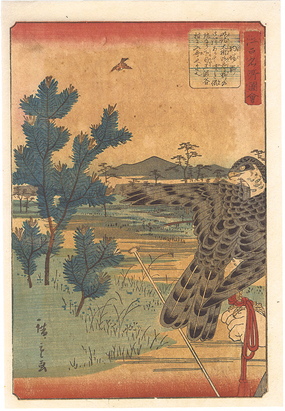 広重二代「江戸名所図会　駒場野」