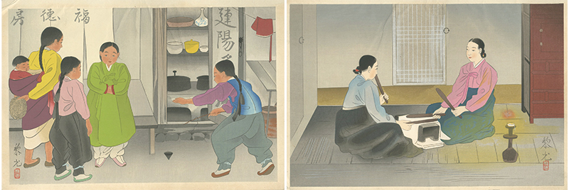 Matsuda Reiko “Korean Customs / Spinning Top and Kinuta”