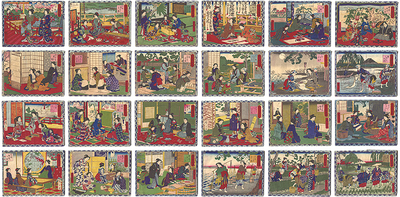Hiroshige III “Models of Virture for Women”