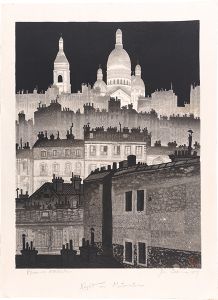 Sekino Junichiro / Montmartre at Night
