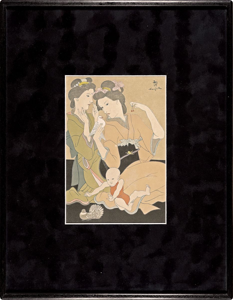 藤田嗣治（レオナール・フジタ）「『世界平和』より」