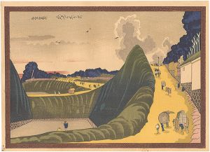 北斎「九段牛ケ淵の景【復刻版】」