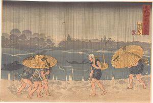 国芳「東都御厩川岸之図 【復刻版】」