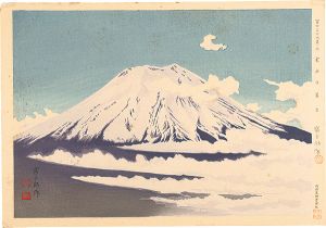 Tokuriki Tomikichiro / 36 Views of Mt. Fuji / Mt. Fuji in Clouds