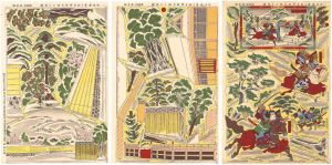 牧金之助「明治座当り狂言悪源太組上三枚読」