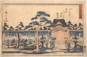 広重初代「江戸名所　亀戸天満宮」