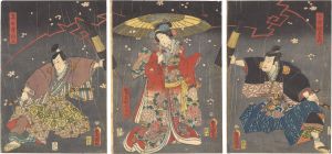 Toyokuni III / A Scene from a Kabuki Play [芝居絵]
