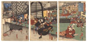 芳虎「鎌倉星月夜」