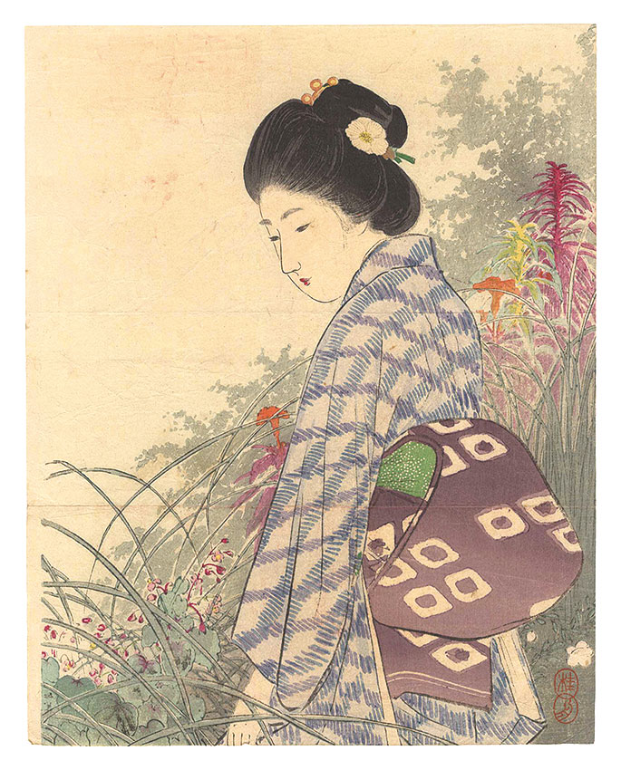 武内桂舟「木版口絵」