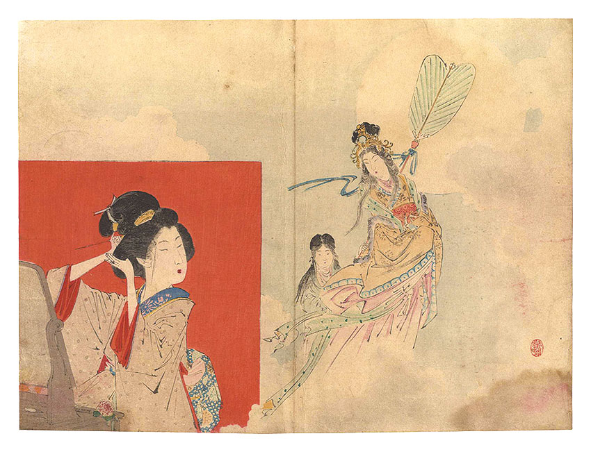 鈴木華邨「木版口絵」