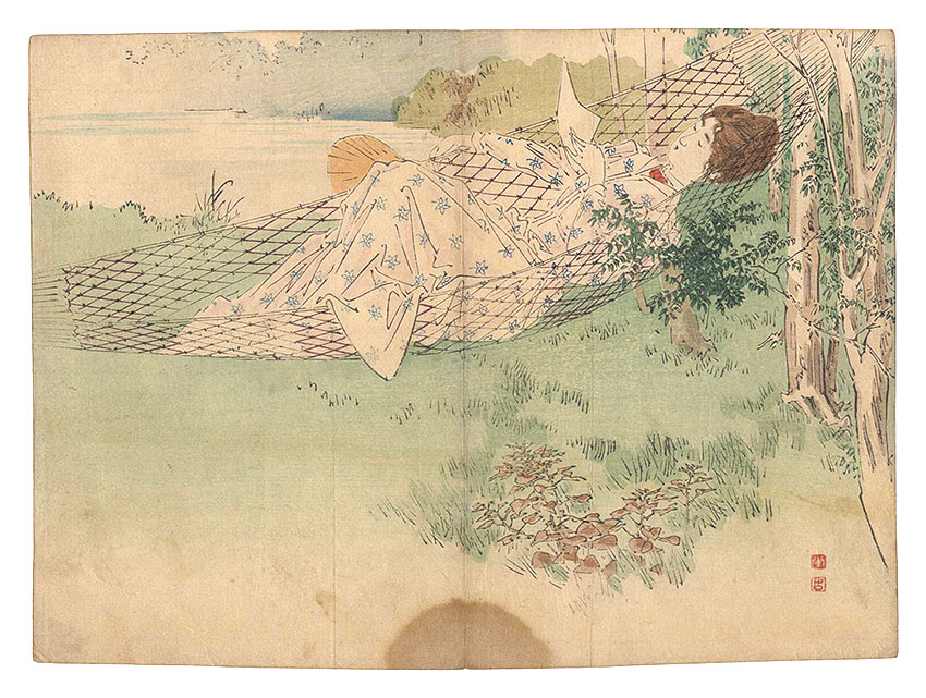 梶田半古「木版口絵」