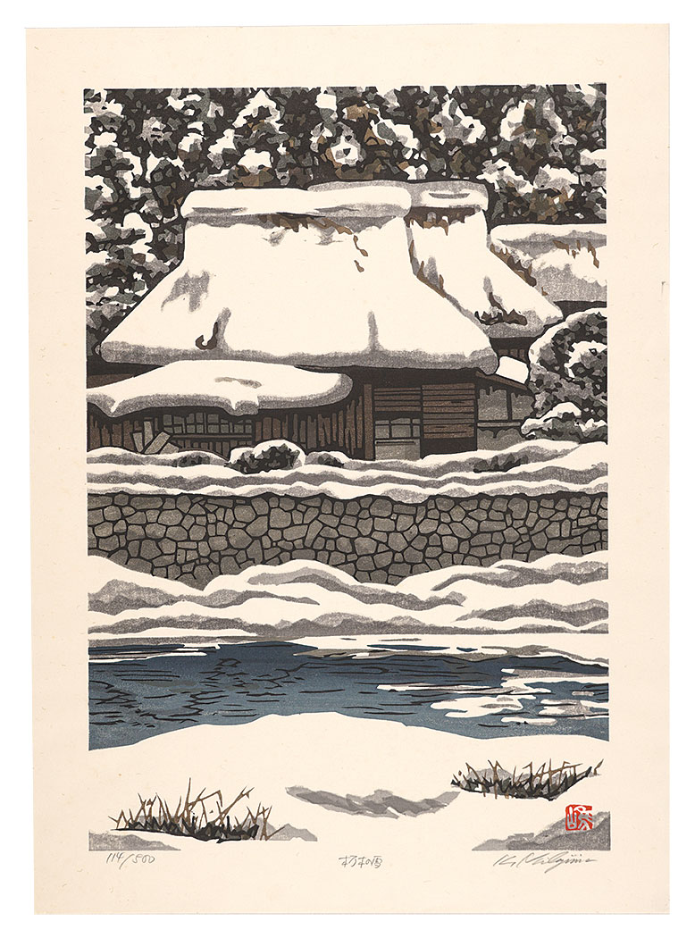 西嶋勝之「栃木の雪」